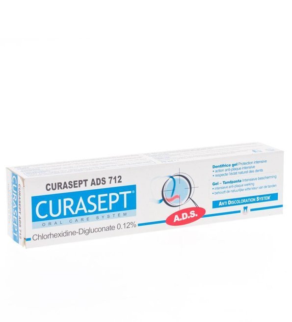 Curaprox – Curasept ADS 712 – Dentifrice Gel 0,12% CHX – 75 ml